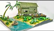 Making an AWESOME river camp diorama