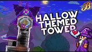 How to Build a Wizard Tower in Terraria | NPC Housing | Terraria 1.4 | Hallow themed build
