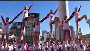 Indiana Cheerleaders & Band Foster Farms Bowl Pep Rally Union Square San Francisco California 2016