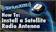 How to Install a Satellite Radio Antenna (Car Stereo) | Car Audio 101