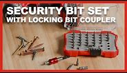 ARES 31016 🧰 Security Bit Set with Quick Locking Bit Coupler