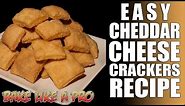 Cheddar Cheese Crackers Recipe - Only 3 Ingredients !