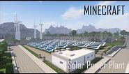 Minecraft Solar Power Plant and Wind Turbines + Download