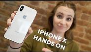 iPhone X FIRST IMPRESSIONS !!! Hands-on Experience