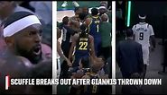 BENCHES CLEAR after Giannis THROWN DOWN 😟 Bobby Portis Jr. EJECTED 🚫 | NBA on ESPN