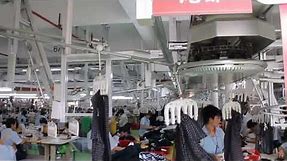 Polo Shirts Production - INA Hanger System