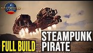 Steampunk "Inspired" Pirate Ship build. Starfield.