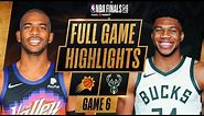SUNS at BUCKS | FULL GAME 6 NBA FINALS HIGHLIGHTS | July 20, 2021
