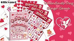 Valentine's Day Bingo Game Cards for Kids