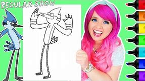 Coloring Mordecai Regular Show Coloring Page | Ohuhu Art Markers