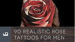 90 Realistic Rose Tattoos For Men