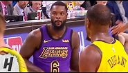 Lance Stephenson Does the Guitar Dance in front of KD | Lakers vs Warriors - Dec 25, 2018