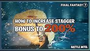 Final Fantasy 7 Remake - How To Increase Stagger Bonus to 200% | Battle Intel Report 12