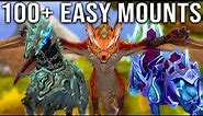 100+ Easy to Get Mounts and How to Get Them in World of Warcraft