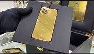 24k Gold iPhone 12 Pro and Max | Gold iPhones | Customised iPhone 12 range | Goldgenie | Video