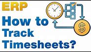 ERP Tutorial - How to track TimeSheets?