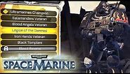 WH40K: Space Marine ► All DLC skins and Armor Sets!