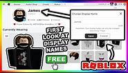 NEW! FIRST LOOK AT ROBLOX DISPLAY NAME UPDATE! (ROBLOX PROFILE)