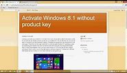 How to activate windows 8 and 8.1 without product key 2019 by Technical Siddique