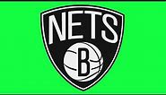 Brooklyn Nets Green Screen Logo Loop Chroma Animation