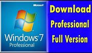 How to Download Windows 7 Professional Full Version ISO In Hindi