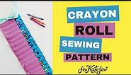 Crayon Roll-Up Pattern - Sew an Easy Crayon Holder