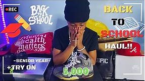 BACK TO SCHOOL TRY ON CLOTHING HAUL 2023-2024 | SENIOR YEAR🔥