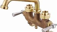 Central Brass 470 Two-Handle Laundry Faucet Commercial Quality Wall Mount Easy Installation