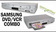 The Best Samsung DVD VCR Combo Player VHS Player and Recorder DVD-V4600 Product Demonstration
