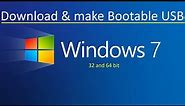 How to Download Windows 7 ISO Files and Create a Bootable USB Drive for FREE