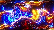 Bright lines and liquid Abstract Blue, Gold, Red Background video | Footage | Screensaver