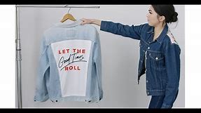 How to Customize the Back of a Jean Jacket | Levi's