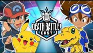 Ash & Pikachu VS Tai & Agumon | DEATH BATTLE Cast #310