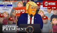 'Cartoon Trump Announces His 2020 Campaign' Ep. 207 Cold Open | Our Cartoon President