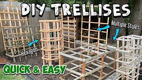 How to Make a Trellis: Multiple Options and Skill Levels (Full Tutorials & Quick Walkthroughs)