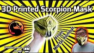 Scorpion Face Mask - Mortal Kombat - 3D Printed Mask - 3D Print Timelapse - Ep.42 [D4thDimension]