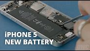 How to Replace the Battery in an iPhone 5
