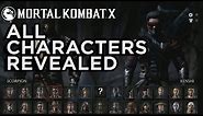 All Characters Revealed - Mortal Kombat X Official Roster