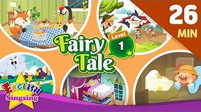Level1 Stories - Fairy tale Compilation | 26 minutes English Stories (Reading Books)