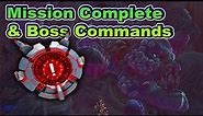 Ark Genesis 2 Boss Command & Ark Genesis 2 Mission Complete Command