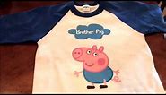 peppa pig family shirts DIY project photoshop and cricut tutorial for beginners (using design space)