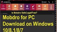 Is Mobdro Safe/Legal/Free? - Mobdro for PC Windows Download