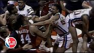 Charles Barkley brawls with Bill Laimbeer in epic 1990 Pistons vs. Sixers fight | ESPN Archives