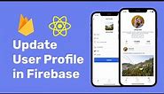 User Profile with Firebase Firestore DB in React Native | Social App Tutorial