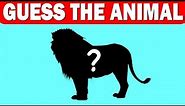 Guess The Animal by Shadow | Guess The Animal Quiz | 30 Animals