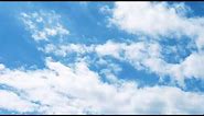 Ciel nuageux - Clip Vidéo Libre de Droit