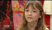 9-Year-Old Abstract Painter Aelita Andre Opens Solo Show in Famed Museum