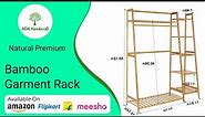 DIY How to Setup And Install Clothes Bamboo Garment Rack