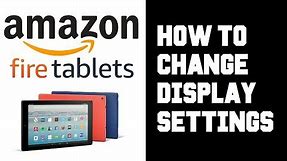 Amazon Fire Tablet How To Change Wallpaper - Fire HD Tablet Change Brightness Settings