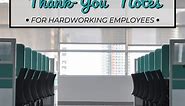 Thank-You Notes and Appreciation Letters to Employees